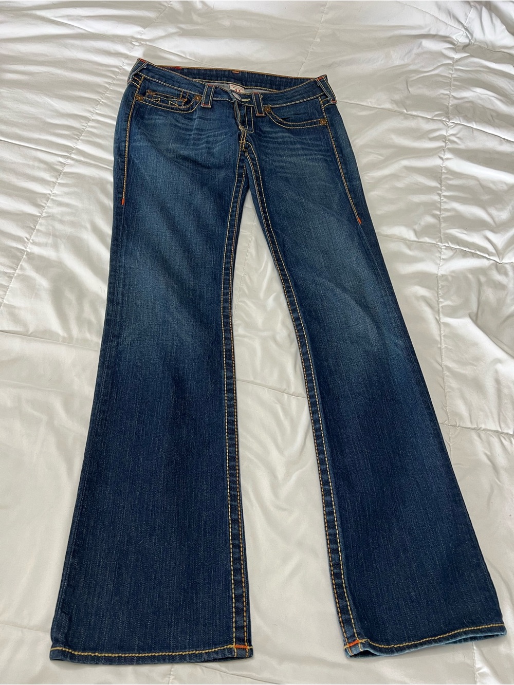 True Religion Indigo Boot Cut w/ Slight Flare Jeans